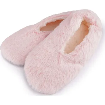 Dámské ponožky Dámské zimní balerínky - 50 (vel. 35-38) růžová nejsv.