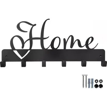 Věšák Věšák na šaty do předsíně s nápisem Home