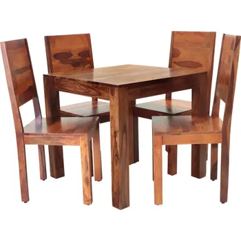 Jídelní set Jídelní set z masivu pro 4 osoby z indického palisandru
