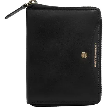 Peněženka Peterson Pánská kožená peněženka Addon černá One size