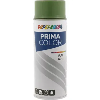 Barva ve spreji Dupli-Color Prima RAL 6011 zelená lesklá barva ve spreji 400 ml