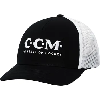 Kšiltovka Kšiltovka CCM 125 Anniversary Mesh Trucker Black Senior