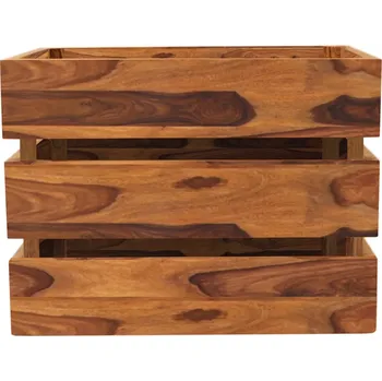 Koš na prádlo Koš na noviny 40x30x30 z indického masivu palisandr