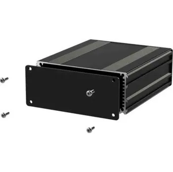 Pouzdro na přístroje Hliník barva Černá 220 x 108.5 x 45mm