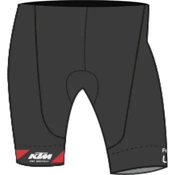 cyklistické kraťasy Cyklistické kraťasy KTM Factory Line bez laclu Barva: Červená, Velikost: XXXL