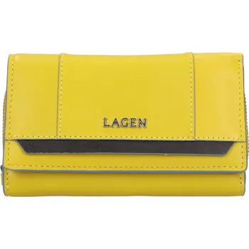 Peněženka Dámská kožená peněženka BLC/5797/423 Lagen žlutá