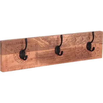 Věšák Věšák Manu s 3 háčky 60x15x2,5