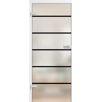 Interiérové dveře ERKADO GRAF 6 80/197/8 cm L stříbrná