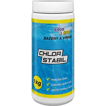 Bazénová chemie Silcopool&spa Chlor Stabil, 1kg