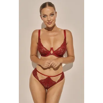 Dámské oblečení Měkká podprsenka Kinga SC-1148 Cherry kaštanové 80C