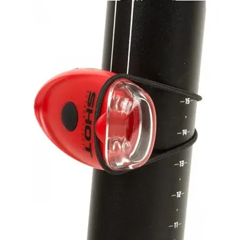 Cyklosvítilna AUTHOR Světlo zad. A-Shot R (červená/čiré-sklo)
