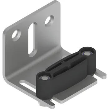 Dveřní kování SOLIDO 80 podlahové vedení bez vůle s úhelníkem 45 mm