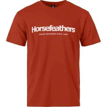 Pánské oblečení Pánské triko Horsefeathers QUARTER T-SHIRT (orange rust) S