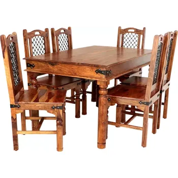 Jídelní set Jídelní set pro 6 osob masiv z palisandru