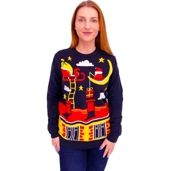 Dámský svetr Dámský svetr Santa Moon Frogies Christmas Frogies černá 2060300