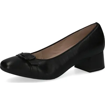 Dámské lodičky Dámské kožené lodičky 9-22304-43-022 Caprice černá Barva: black nappa, Velikost: 38,5