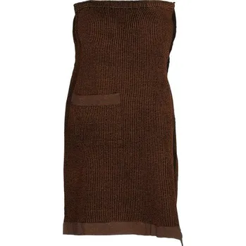 Saunový kilt dámský Rento - tmavě hnědý 85x145cm