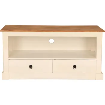 Televizní stolek Dřevěný tv stolek z masivu mango 120x60x45