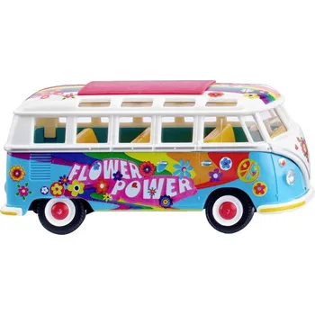 Modelová železnice Wiking 079744 H0 model osobního automobilu Volkswagen T1 Sambabus Flower Power