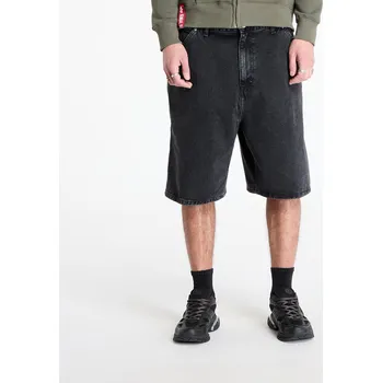 Pánské kraťasy Šortky Carhartt WIP Rivet Short Black Stone Washed S