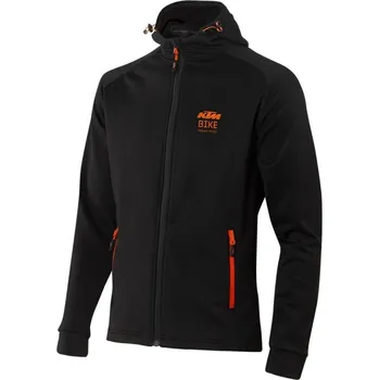 Pánská mikina Cyklistická mikina KTM Factory Team WORK Hoodie Barva: Černá, Velikost: M