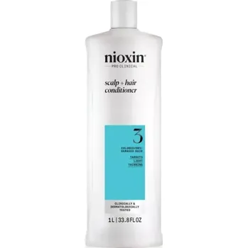 Přípravek proti padání vlasů Nioxin Scalp + Hair Conditioner System 3 1000ml