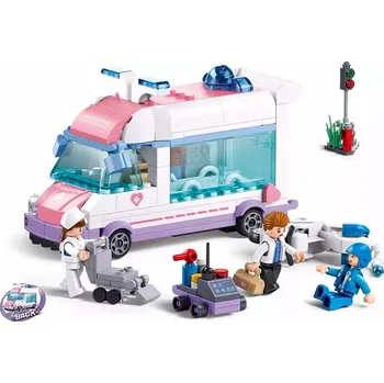 Stavebnice Sluban Sluban B1213 Pojízdná záchranná služba první pomoci