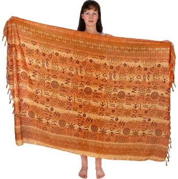 Šátek Sarong / pareo / plážový šátek Visgraat Cinnamon, Sittar.cz