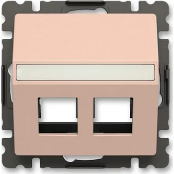 vypínač ABB Zoni kryt datové zásuvky pudrová 5014T-A00418 242 (2CHT290418A4242)