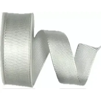 Stuha Stuha rypsová ELEGANCE WHITE bílá 25mm x 3m (7,- Kč/m) (Stuha rypsová, bílá, lesklá, oboustranná)