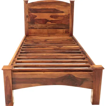 Postel Postel z masivu 90x200 z dřeva palisandr