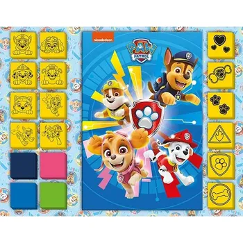 omalovánky Zábavné razítkování Tlapková patrola