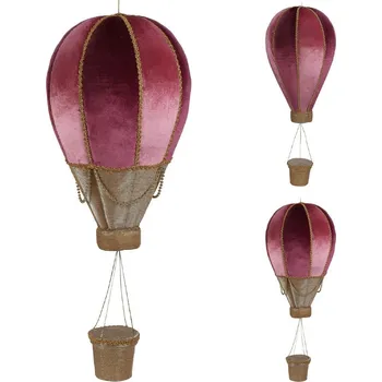 Vánoce Dekorácia závesná - balón, 70 cm, mix/1 ks, ružový 531064