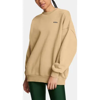 Dámská mikina Dámská mikina Under Armour UA Icon HWT Flc OS Crew-BRN - Dámské Under Armour krémová 3077319