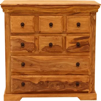 Komoda Rustikální komoda z dřeva palisandr 90x90x45