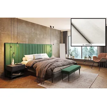 Obklad Čalouněný panel Long 3 cm - krémová 01