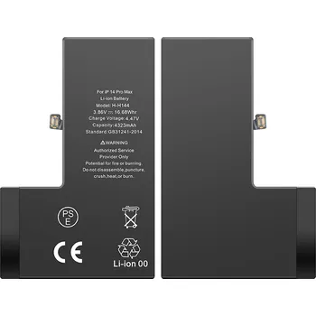 Baterie pro mobilní telefon Baterie iPhone 14 Pro Max 4323mAh (CoB) včetně lepení BT0026