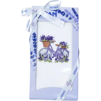 Utěrka Praktik Dárkové balení utěrky SWAN Levandule kolo 50x70 cm 1 ks Varianta: Dárkové balení utěrky SWAN Levandule kolo 50x70 cm 1 ks, Značka: Dadka