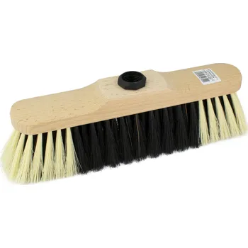 Smeták dřevo, závit, 28cm, vlákno směs, bez násady, 5141/531/Z