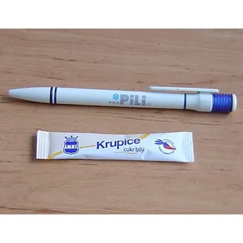 Cukr Cukr bílý hygienicky balený 4g ruličky CZ