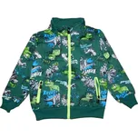 Teplá chlapecká mikina Kugo GM9778 zelená