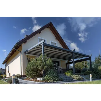 Pergola Pergola Solid se stahovací střechou - na stěnu 300 300