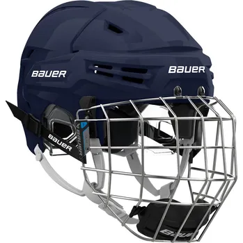 Hokejová helma Hokejová helma Bauer RE-AKT 65 Combo Navy Senior S