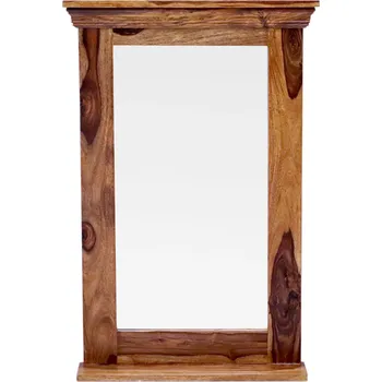 Zrcadlo Zrcadlo Jali 60x90 z indického masivu palisandr