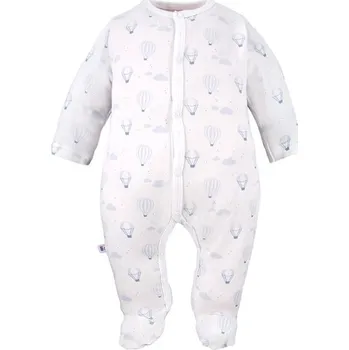 Kojenecký overall Eevi Overal Petite Balóny BÍLÁ - 62