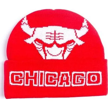 Zimní čelenka Kulich Mitchell & Ness - K.O. Knit Hwc - Chicago Bulls - Red