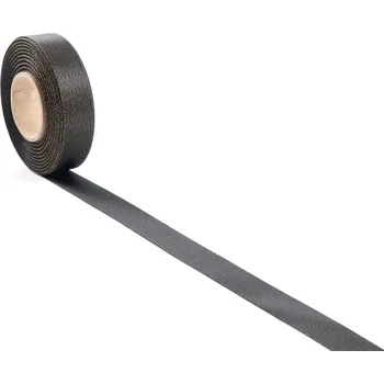 Stuha Atlasová stuha s leskem 24 mm Černá