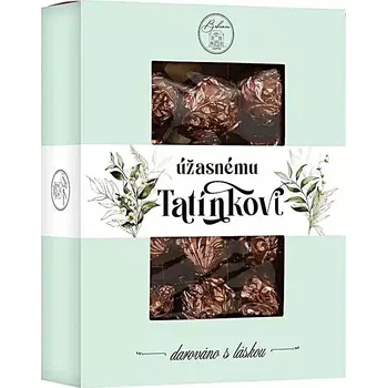 Bonboniéra Bonboniéra 150 g mléčná oříšková - ÚŽASNÉMU TATÍNKOVI (dárková bonboniéra )