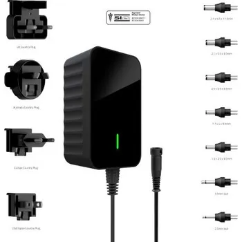 Adaptér AC/DC, výstup: 12V dc 2.5A 30W, Austrálie, Evropská, UK, USA pro zdravotnictví