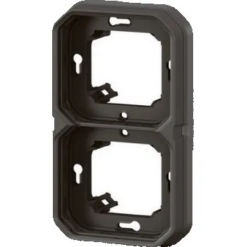 vypínač Legrand Plexo IP55 dvojrámeček pro zapuštěnou montáž antracit 069607L